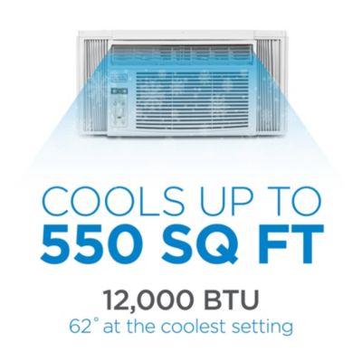 BD12WT6 12,000 BTU Window Air Conditioner with Remote Control for Rooms up to 550 Sq Ft