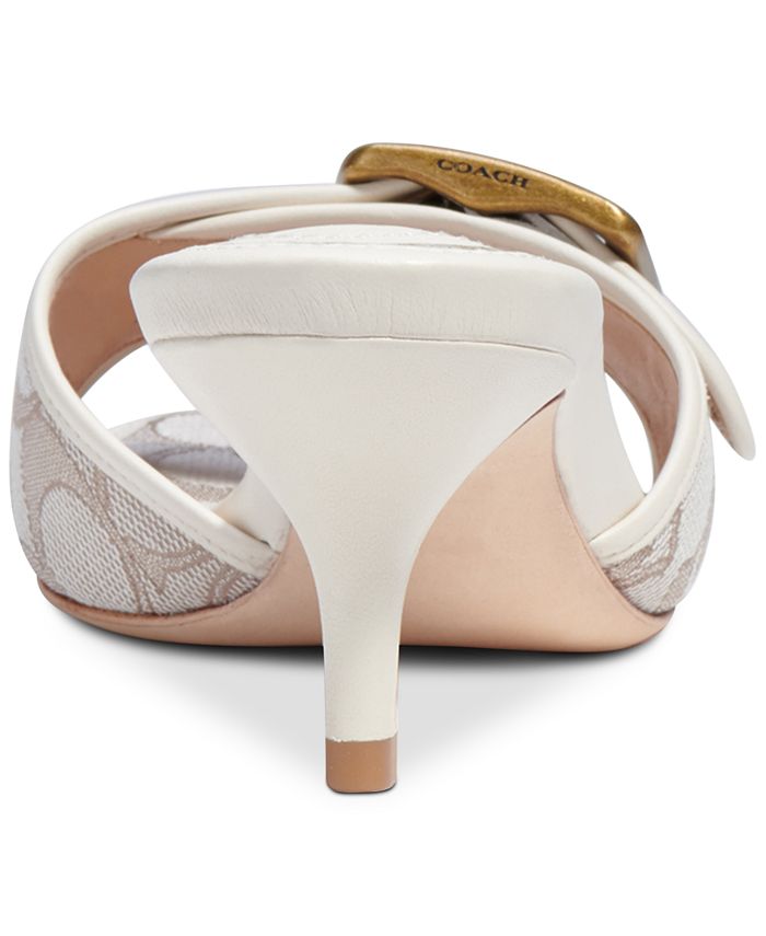 COACH Women's Margot KittenHeel Slide Sandals & Reviews Sandals