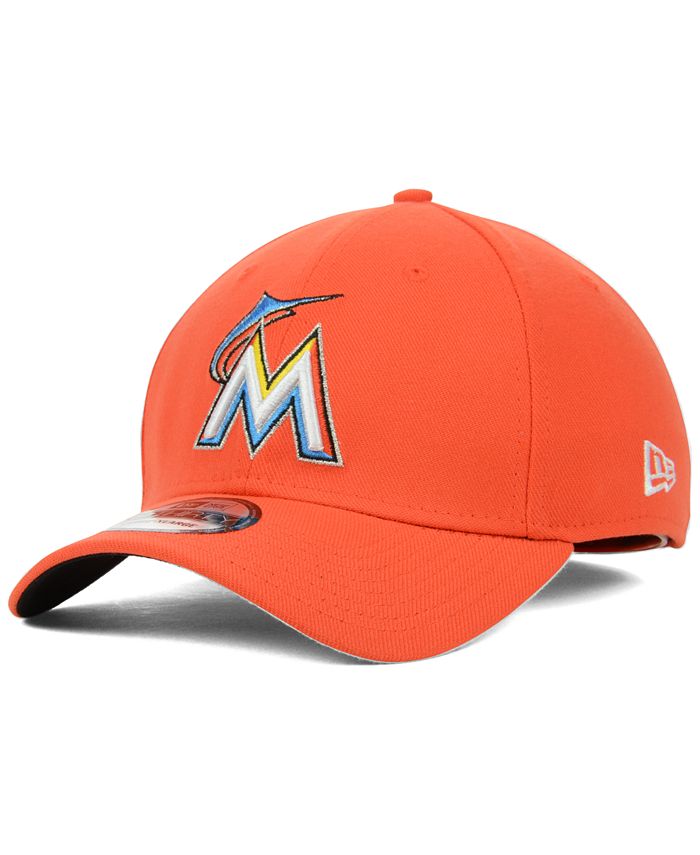 New Era Florida Marlins Core Classic 39THIRTY Cap - Macy's