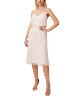 Adrianna Papell Embellished Blouson Cocktail Dress Macy s