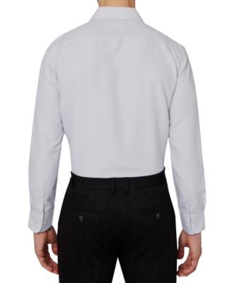 Men's Regular Fit Solid Wrinkle Free Performance Dress Shirt