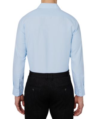 Men's Regular Fit Solid Wrinkle Free Performance Dress Shirt