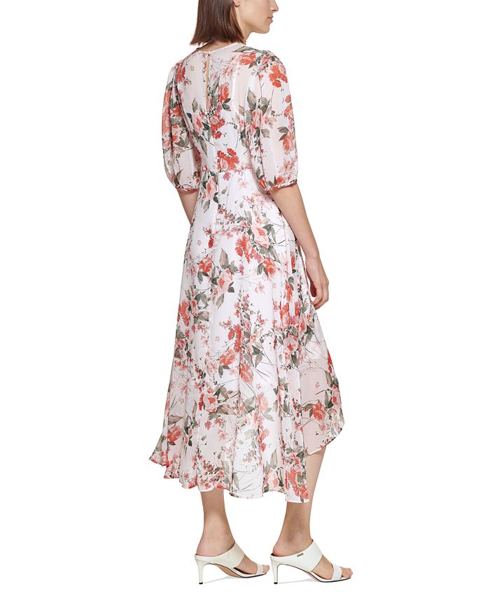 Calvin Klein Petite ElbowSleeve Maxi Dress Macy's