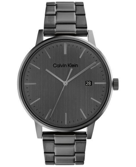 Часы Calvin Klein Gray Stainless Steel Bracelet Watch 43mm