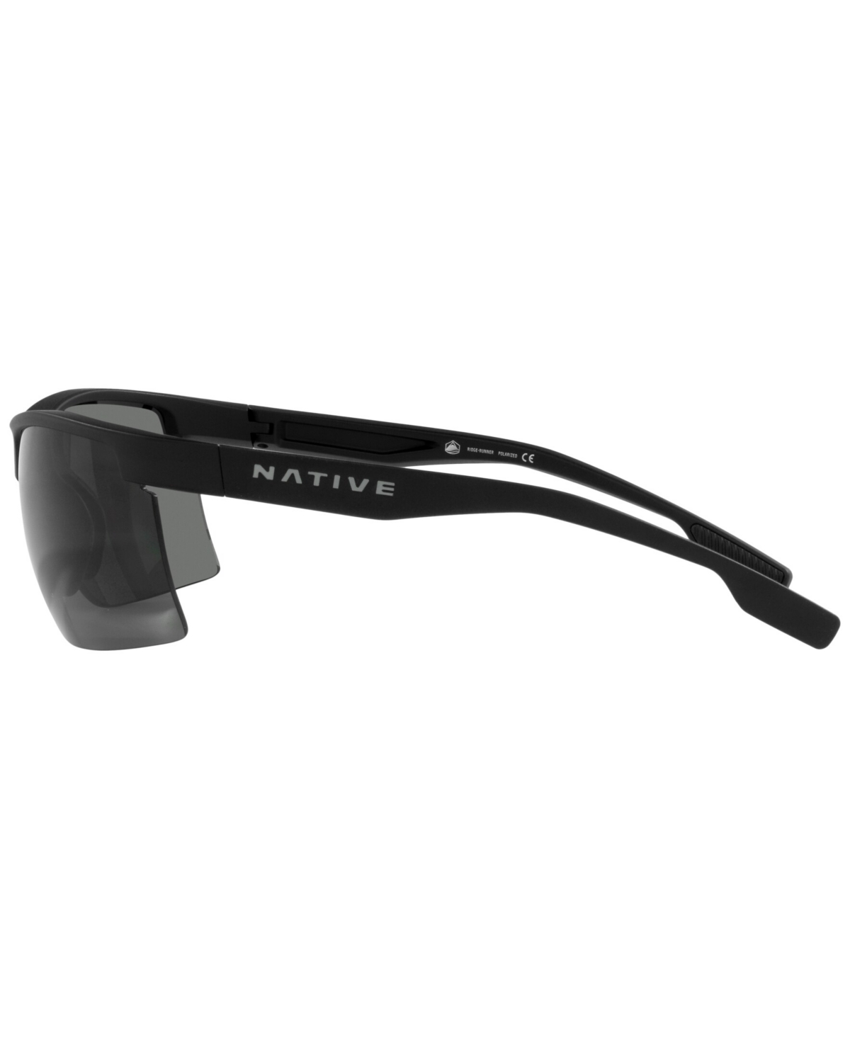 Shop Native Eyewear Native Men's Polarized Sunglasses, Xd9039 Ridge-runner 68 In Matte Black