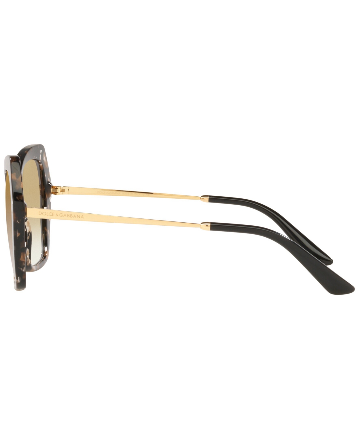 Dolce & Gabbana Women's Sunglasses, Dg4399 56 In Cube Black,gold-tone