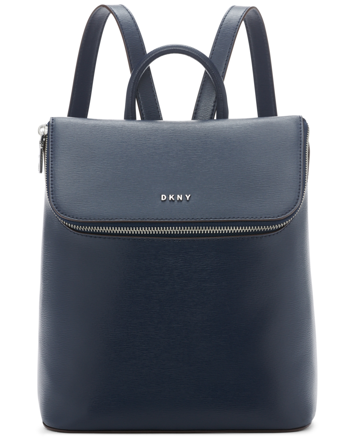 Dkny bryant park on sale leather top zip backpack