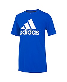 Big Boys Plus Size Short Sleeve AEROREADY Performance Logo T-shirt