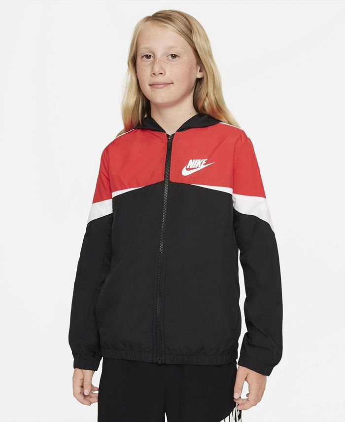 Nike Big Boys Sportswear Woven Jacket - Macy's