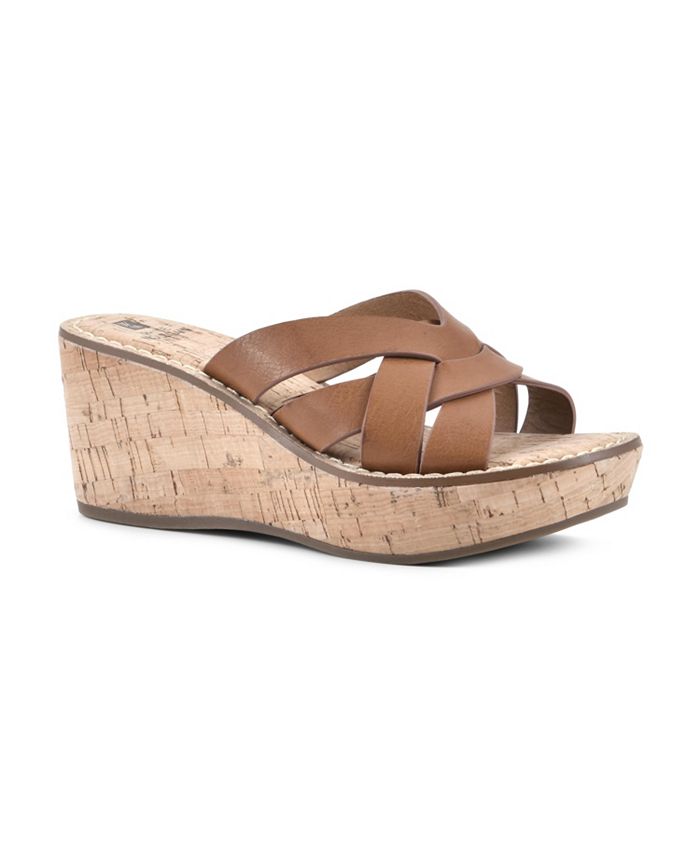 White Mountain Women s Samwell Wedge Sandals Macy s
