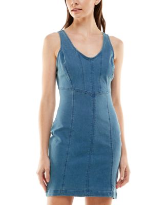 Derek Heart Juniors' Corset Denim Mini 