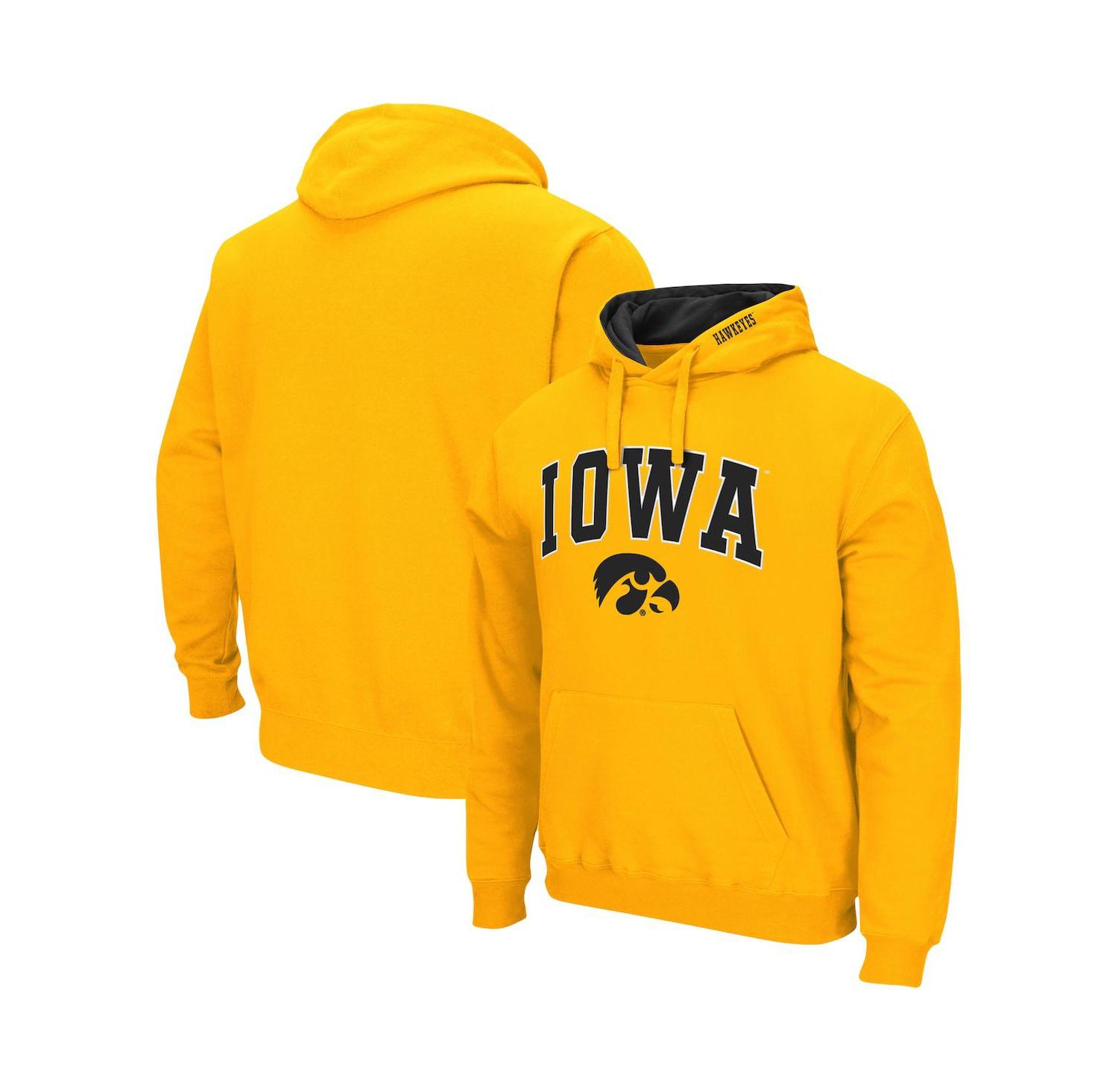 Men's Iowa Hawkeyes Arch Logo 3.0 Pullover Hoodie