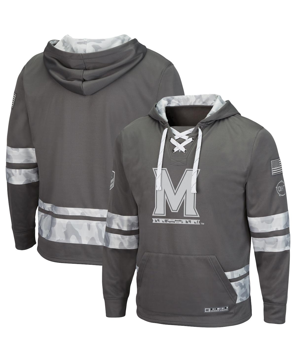 Colosseum Men's Gray Texas Longhorns Oht Military-Inspired Appreciation  Arctic Camo Lace-Up Pullover Hoodie - Gray