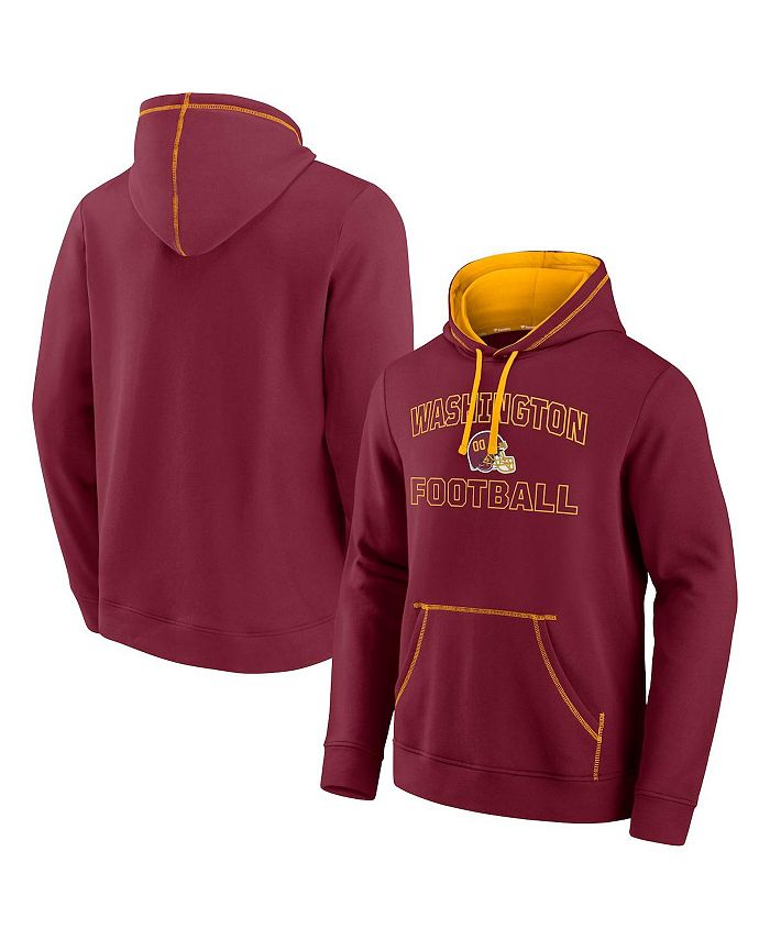 Fanatics Men's Burgundy Washington Football Team Tiebreaker Pullover Hoodie Macy's