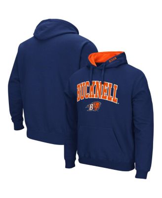 Men's Bucknell Bison Arch and Logo Pullover Hoodie
