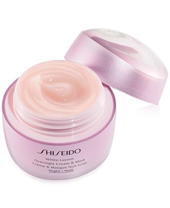 Shiseido - White Lucent Overnight Cream & Mask, 2.6-oz.