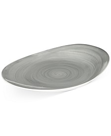 Savona Grey Oval Platter