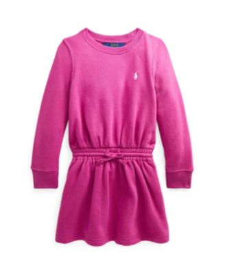폴로 랄프로렌 걸즈 원피스 Polo Ralph Lauren Big Girls Fleece Dress,Vivid Pink