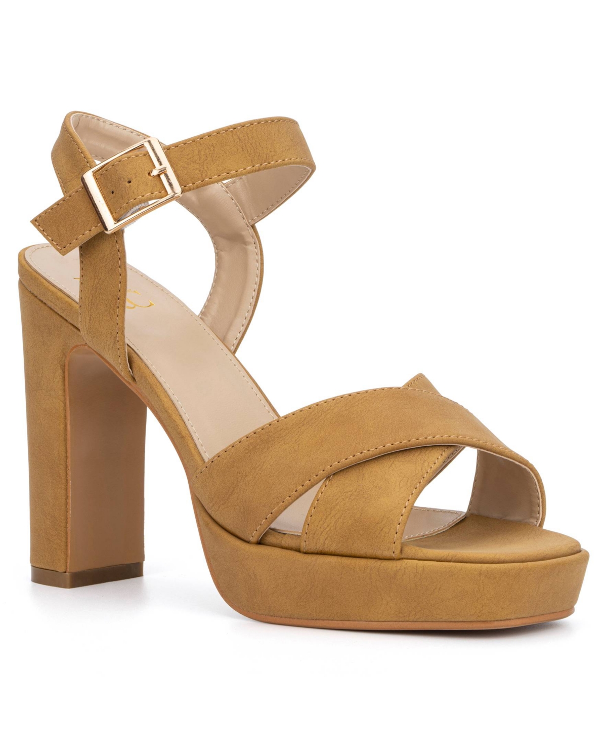 NEW YORK AND COMPANY WOMEN'S ADALIA PLATFORM HEEL SANDALS WOMEN'S SHOES