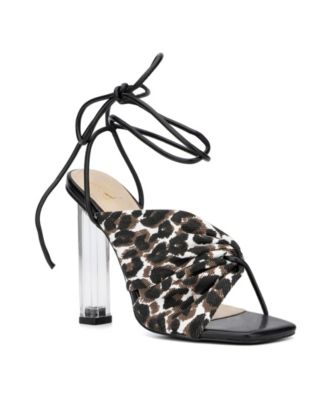 macys clear sandals