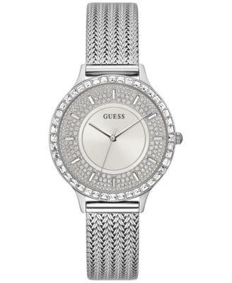 GUESS - Women's Stainless Steel Mesh Bracelet Watch 38mm