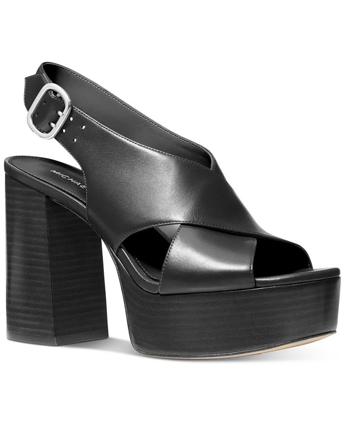 Michael Kors Women's Isla Platform Sandals - Macy's