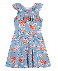 Little Girls Floral Printed Yummy Dress