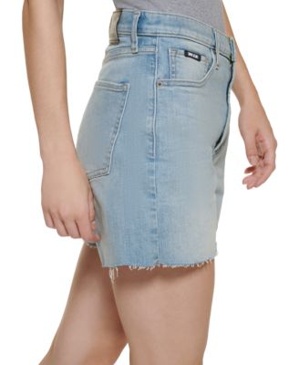 DKNY Jeans Kent High Rise Denim Shorts