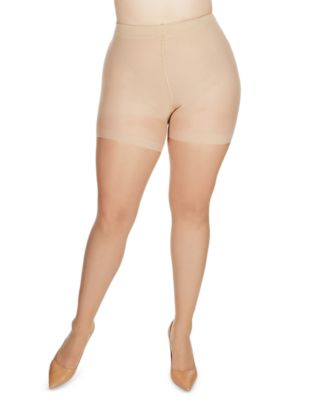 Women's Crystal Sheer Shaper Control Top Tights