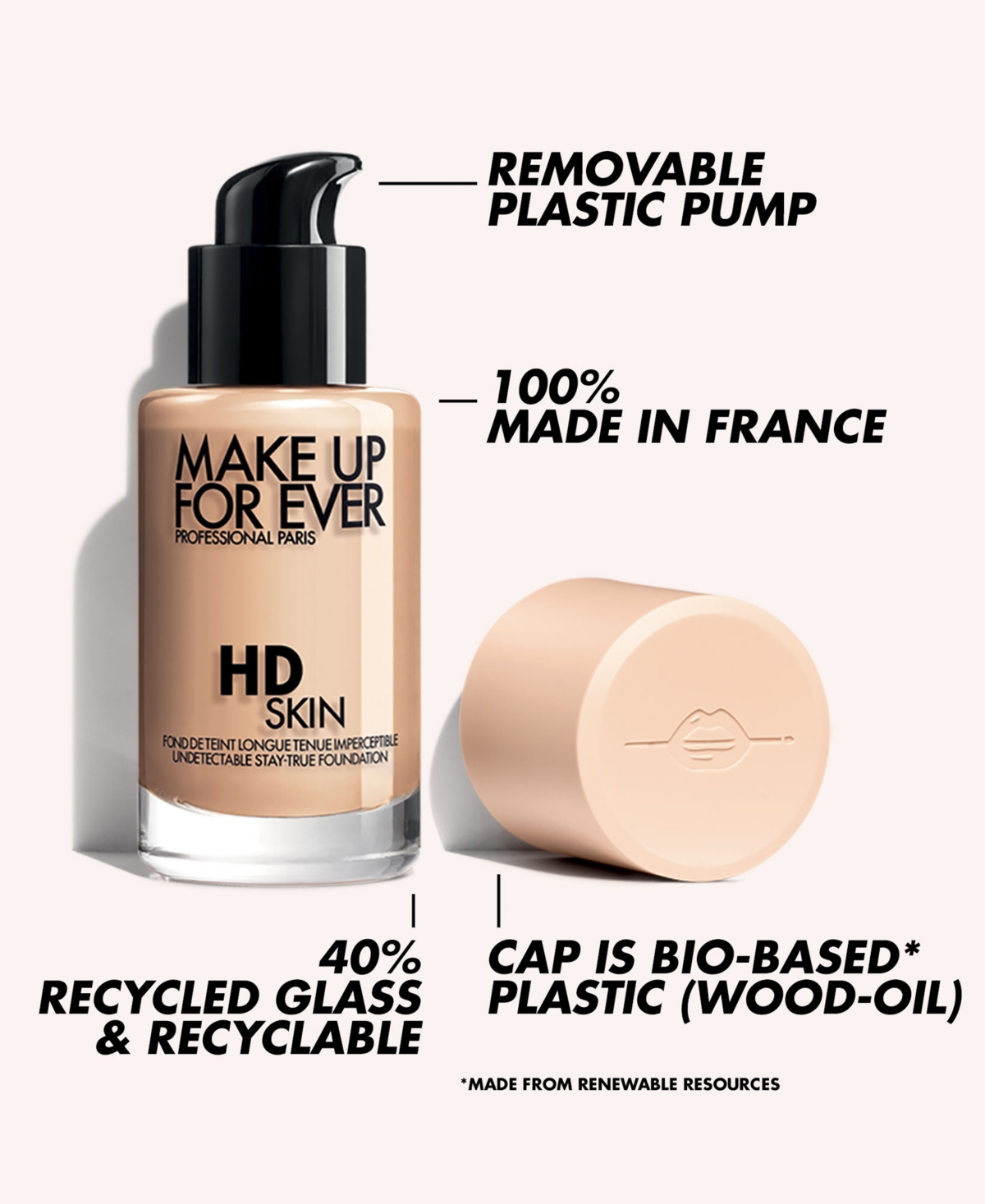 Make Up For Ever Hd Skin Waterproof Natural Matte Foundation In 1y04 - Warm Alabaster (for Fair Skin Ton