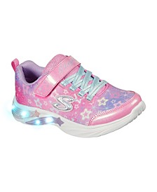 Little Girls S Lights - Star Sparks Stay-Put Closure Light-Up Casual Sneakers from Finish Line