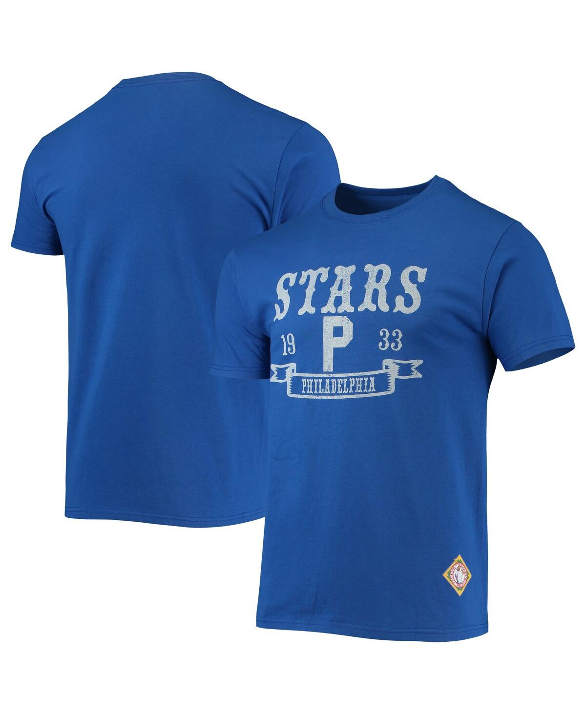 Men's Stitches Royal Philadelphia Stars Negro League Wordmark T-shirt - Royal