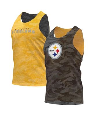 Pittsburgh Steelers Women's Camo Tie Front Tank