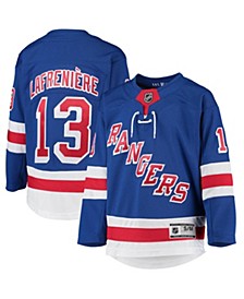 Boys Youth Alexis Lafreniere Blue New York Rangers Home Premier Player Jersey