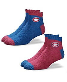 Women's Montreal Canadiens 2-Pack Team Sleep Soft Socks