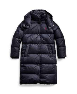 ralph lauren black long coat