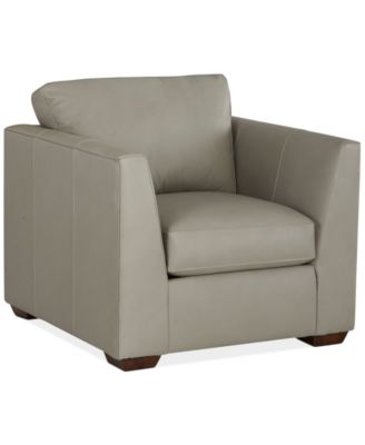 Macy's - Cheriel 39" Leather Chair