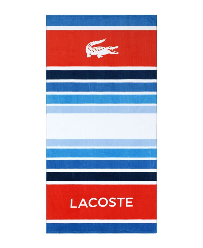 Lacoste Home Promenade Cotton Beach Towel Macy's