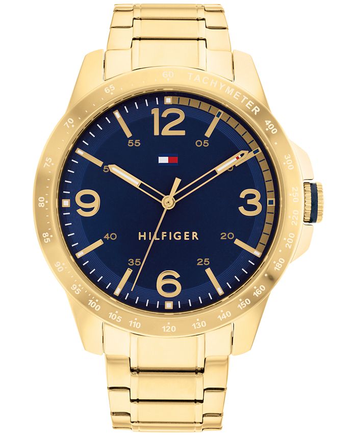 Tommy Hilfiger Men s Gold Tone Bracelet Watch 46mm Created for