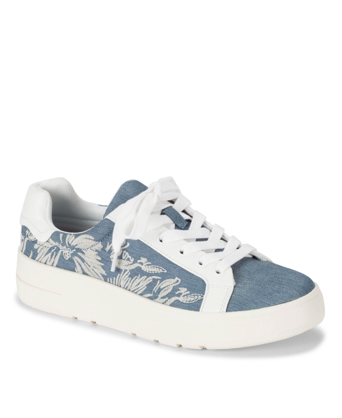 Baretraps Nishelle Casual Lace Up Sneakers In Light Blue