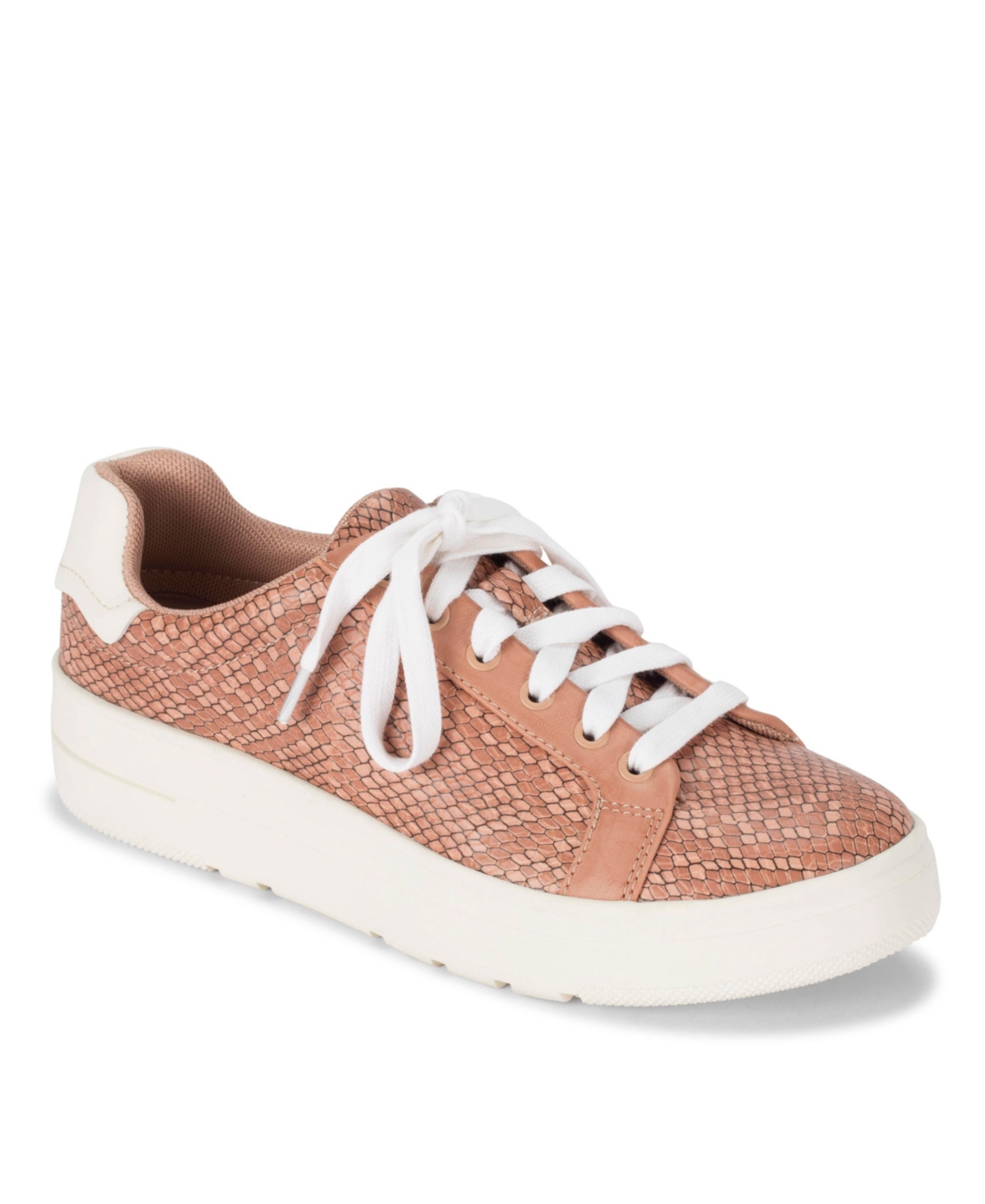 Shop Baretraps Women's Nishelle Casual Lace Up Sneakers In Soft Pink