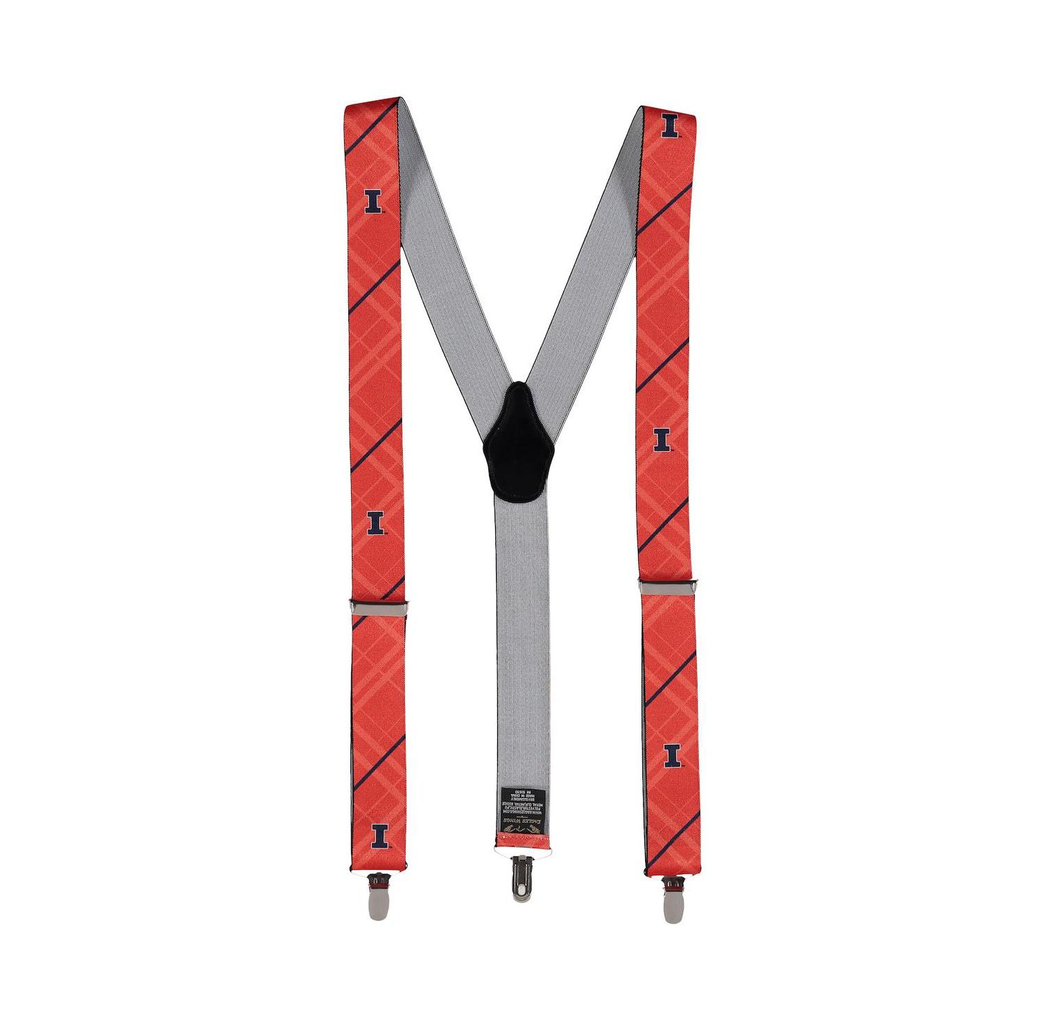 Men's Orange Illinois Fighting Illini Suspenders