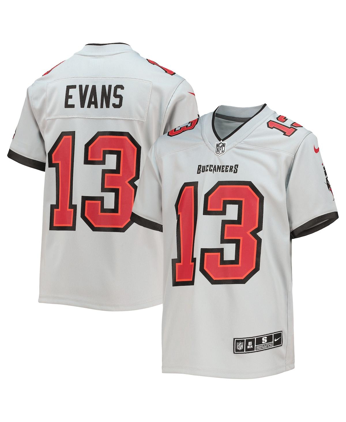 Youth Boys Nike Mike Evans Gray Tampa Bay Buccaneers Inverted Team Game Jersey