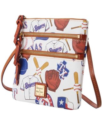 Women's Dooney & Bourke Texas Rangers Game Day Triple-Zip Crossbody ...