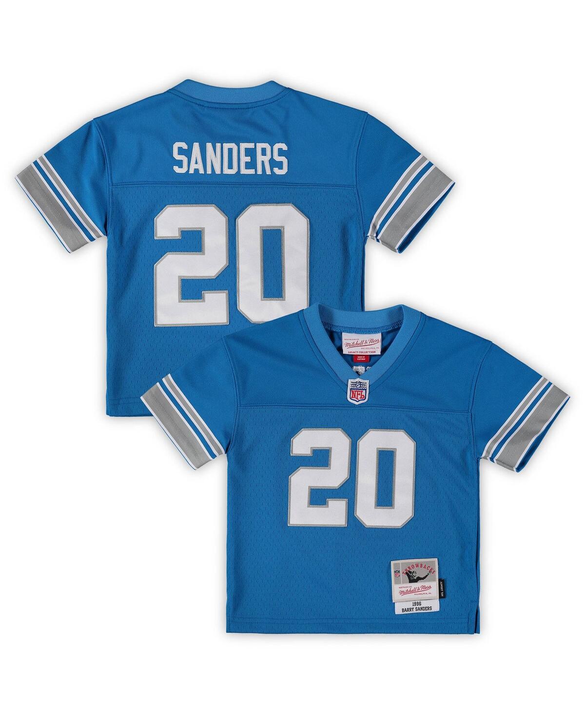 Toddler Boys and Girls Mitchell & Ness Barry SandersDetroit Lions 1996 Retired Legacy Jersey - Blue
