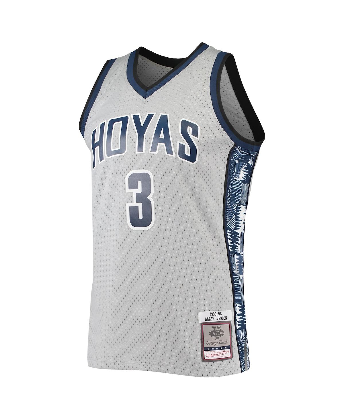 Men's Mitchell & Ness Allen IversonGeorgetown Hoyas 1995-96 Swingman Replica Jersey - Gray
