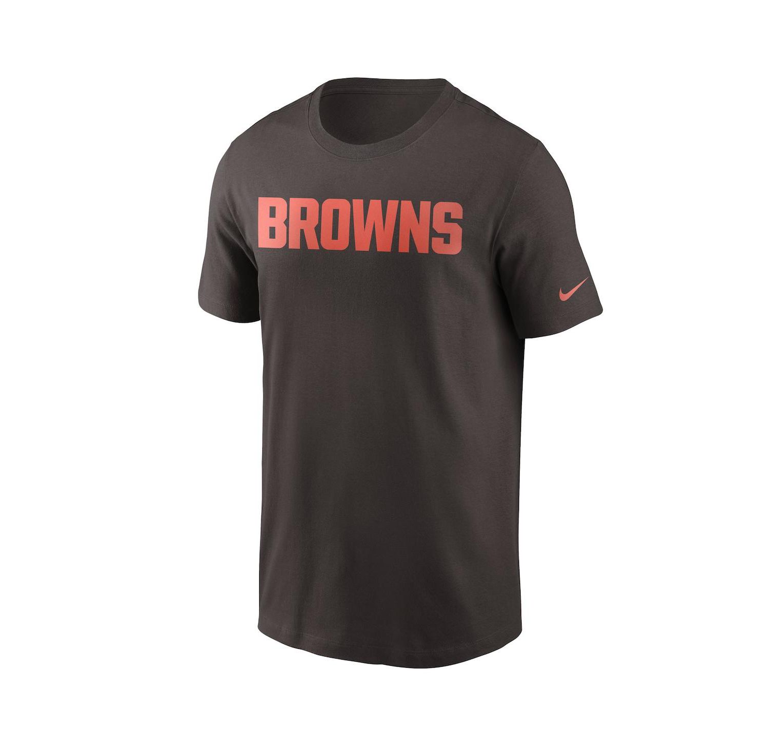 Men's Brown Cleveland Browns Team Wordmark T-shirt