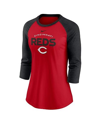 Nike Women's Oakland Athletics Tri Raglan T-Shirt - Macy's