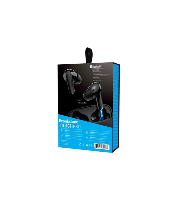 Brookstone Touch Pro True Wireless Bluetooth Earbuds Macy