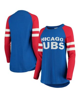 Nike Men's Chicago Cubs Drop Tail Long Sleeve T-Shirt - Macy's